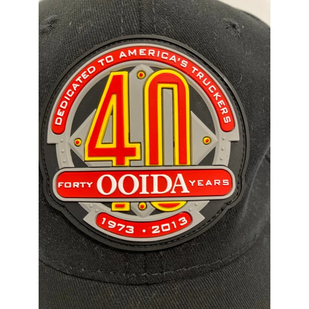 OOIDA Baseball Cap Men One Size Black 40th Anniversary Truckers Rights‎ Hat